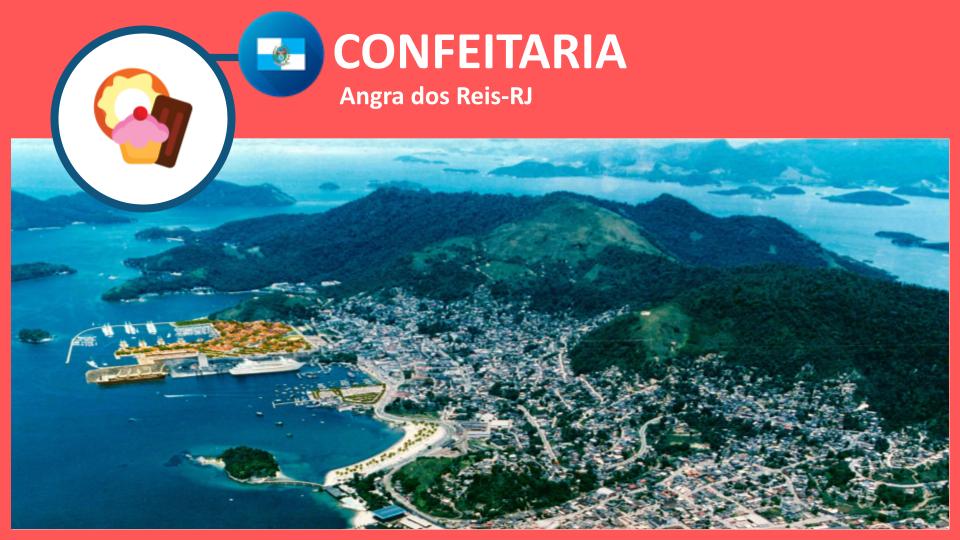 Confeiteira decorando bolo numa Confeitaria em Angra dos Reis-RJ, cidade da Costa Verde fluminense