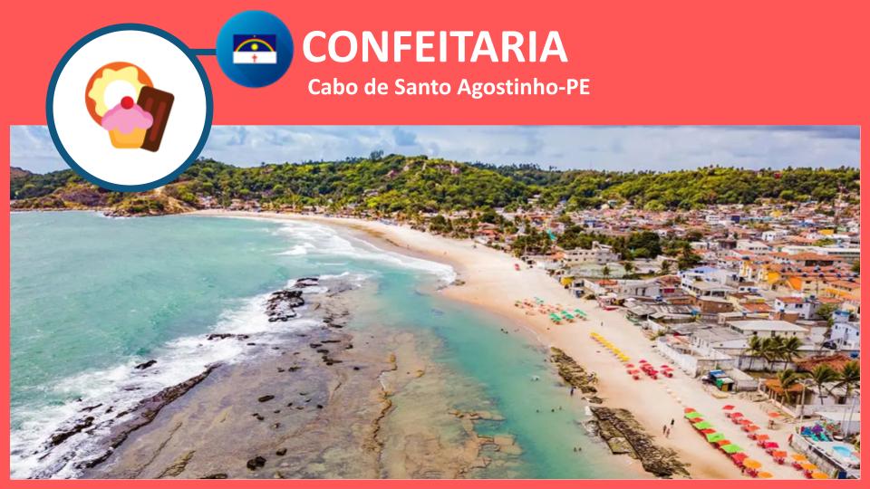 Confeitaria em Cabo de Santo Agostinho-PE com bolos artesanais e doces decorados à mão
