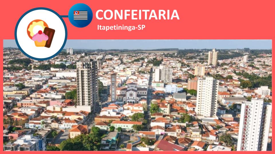 Vitrine de Confeitaria em Itapetininga-SP com bolos e doces artesanais decorados