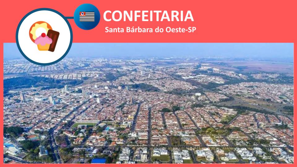 Confeitaria em Santa Bárbara do Oeste-SP com bolos e doces artesanais em exposição