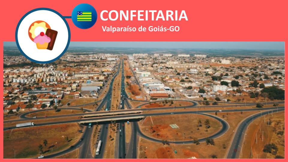 Bolo decorado representando a confeitaria em Valparaíso de Goiás-GO